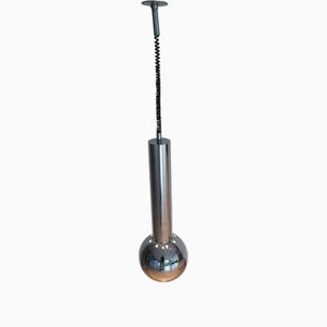 Extendable Chrome Ball Pendant Light, 1970s