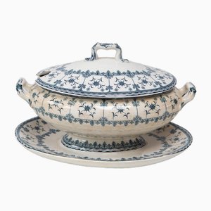 Cuenco para salsa inglés con tapa Cardinal de Doulton Burstem