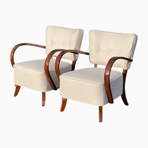 Poltrone H-237 Art Déco di Jindřich Halabala per Up Závody, set di 2
