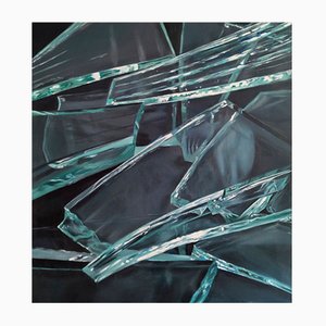 Alyona Prokofjeva, Broken Glass, 2013, Oil on Canvas
