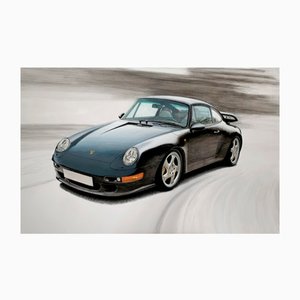 Michal Wojtysiak, Porsche 993, Acryl auf Leinwand, 2023