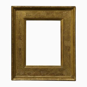 Cornice Florentin in legno dorato, XIX secolo