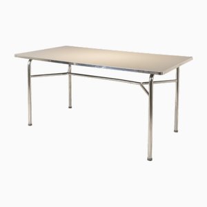 Esstisch aus Stahlrohr von Mauser Works Waldeck, 1950er