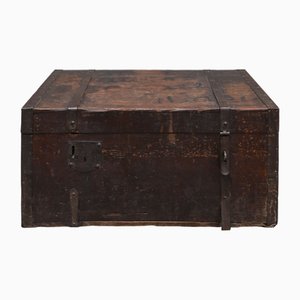Cassettiera militare in legno di pioppo, fine XIX secolo