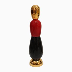 Gold/Red/Black Totem by Alessandro Mendini, Italy, 1970s
