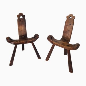 Set of Brutalist Spanish Birth Chairs