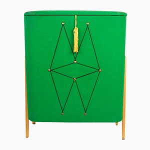 Puf de almacenamiento vintage, años 70