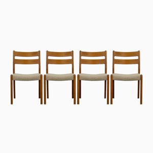 Mid-Century Teak Dining Chairs from EMC, 1960s, Set of 4