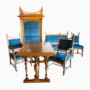 Scrivania completa Alban Chambon, 1905, set di 7