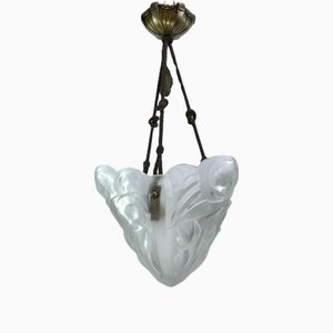 Art Deco Hanging Light attributed to Degué, 1930s