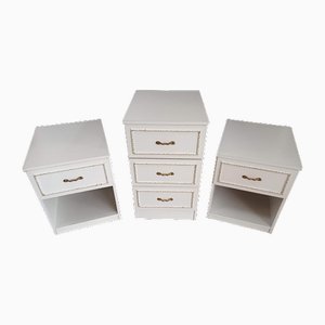 Vintage Bedroom Set, 1980s, Set of 3