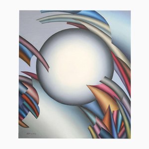 Abstracción, óleo sobre lienzo, siglo XXI
