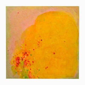 Laima Bikse, Cherries, Oil on Canvas, 21st Century