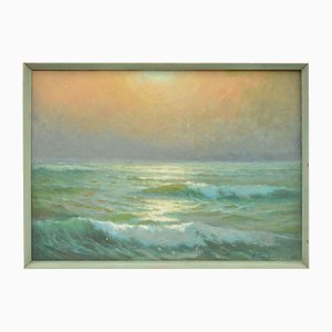 Seascape, Oil on Canvas, 20th Century