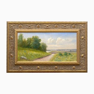 Voronkov, Spring Landscape, Oil on Canvas