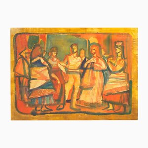 Dzemma Skulme, Folk Motif, 1962, Painting