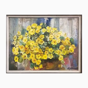 Still Life with Flowers, Oil on Canvas