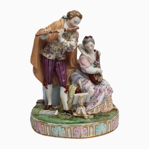 Porzellan Komposition Musiker