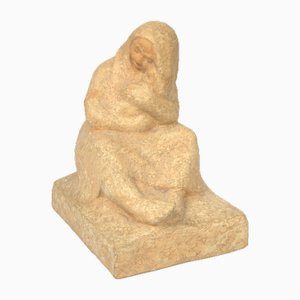 Figura de cerámica de la maternidad