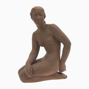 Majolica Figure of Women