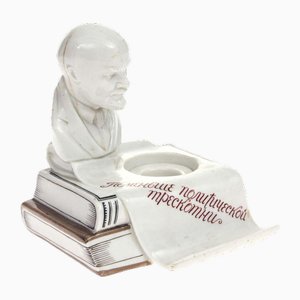 Porcelain Agitation Tin with Lenin`s Brassiere Less Political Chatter