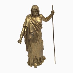 19th Century Bronze Sculpture Pluto