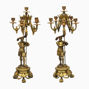 Vintage Candlesticks, Set of 2