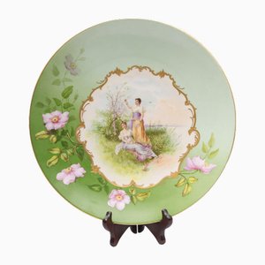 Decorative Porcelain Plate, 1890s