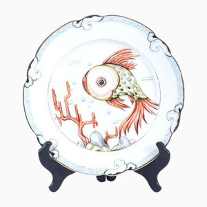 Porcelain Decorative Plate Fish