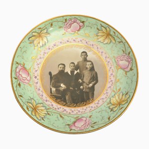 Porcelain Plate with Family Photo