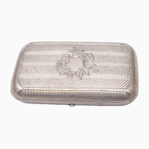 Caja de plata, década de 1890