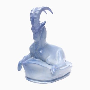 Bergziege aus Porzellan