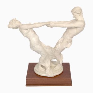 Tanzendes Paar aus Porzellan