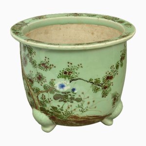Vintage Painted Flowerpot