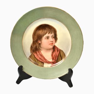 Plato francés de porcelana de Wilhelms Timms