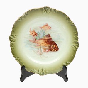 Plato de porcelana, década de 1890