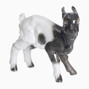20th Century Goat Porcelain Figurine