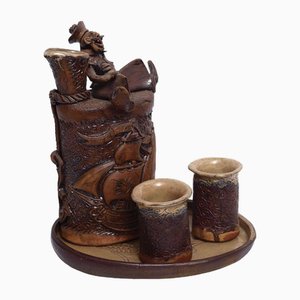 Ceramic Decanter from V. Deburs