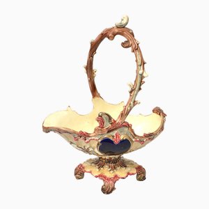Austrian Eichwald Faience Serving Dish