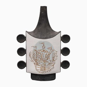 Vintage Porzellanvase, 1969