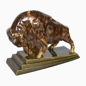 20th Century Ceramic Figure Bull