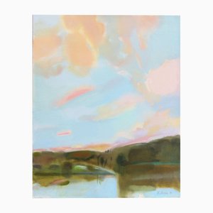 Il cielo, olio su tela, fine XX secolo