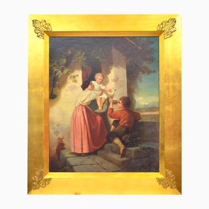 Figural Composition, Oil on Canvas