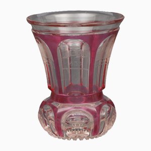 Glass Vase with Engravings