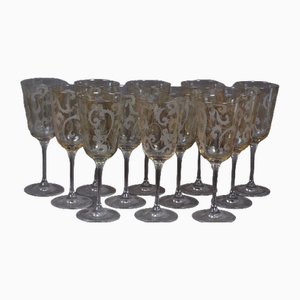 Glasses, 1930s, Set of 12