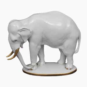 Elephant Porcelain Figure, 1957