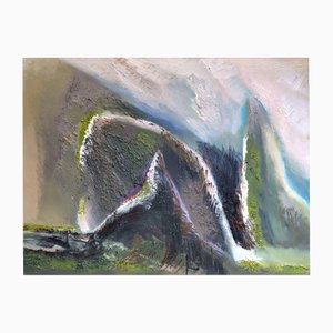 Landscape, Oil on Canvas, 21st Century