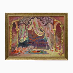Scenography for the Show, Oil on Canvas, 20th Century