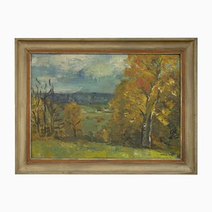 The Surroundings of Tukums, Oil on Canvas, 20th Century