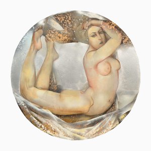 Nude in Winter, 21st Century, Oil on Canvas